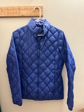 32 Degrees Quilted Puffer Jacket in Blue